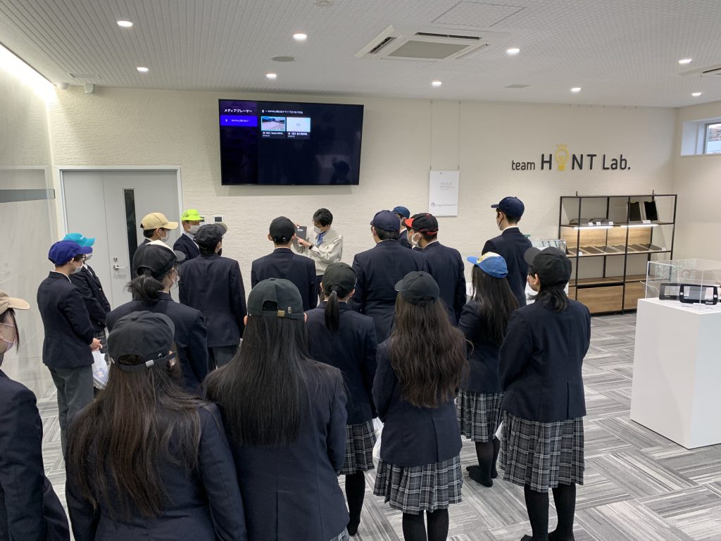 1/18 岐阜県立恵那南高等学校生の瑞浪工場職場見学